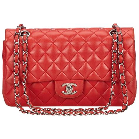 chanel red classic flap gold hardware|chanel mini flap bags.